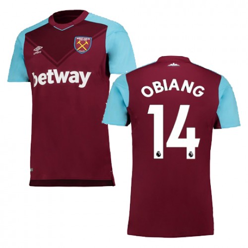 West Ham Fodboldtrøjer OBIANG Hjemmebanesæt 2017/18 Kort ærmer West Ham Fodboldtrøjer OBIANG Hjemmebanesæt 2017/18 Kort ærmer