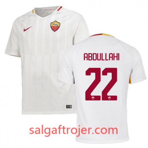 A.S. Roma Fodboldtrøjer ABDULLAHI Udebanesæt 2017/18 Kort ærmer A.S. Roma Fodboldtrøjer ABDULLAHI Udebanesæt 2017/18 Kort ærmer