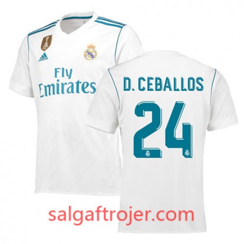 Real Madrid Fodboldtrøjer DANI CEBALLOS Hjemmebanesæt 2017/18 Kort ærmer Real Madrid Fodboldtrøjer DANI CEBALLOS Hjemmebanesæt 2017/18 Kort ærmer