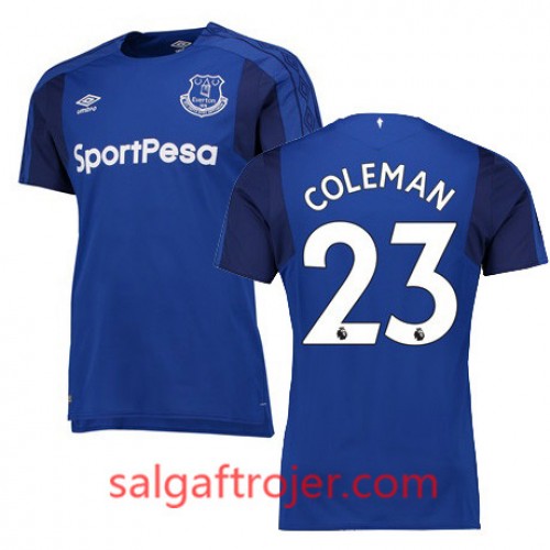 Everton Fodboldtrøjer COLEMAN Hjemmebanesæt 2017/18 Kort ærmer Everton Fodboldtrøjer COLEMAN Hjemmebanesæt 2017/18 Kort ærmer