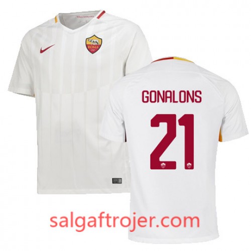 A.S. Roma Fodboldtrøjer GONALONS Udebanesæt 2017/18 Kort ærmer A.S. Roma Fodboldtrøjer GONALONS Udebanesæt 2017/18 Kort ærmer