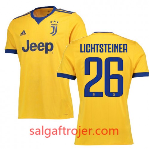 Juventus Fodboldtrøjer LICHTSTEINER Udebanesæt 2017/18 Kort ærmer Juventus Fodboldtrøjer LICHTSTEINER Udebanesæt 2017/18 Kort ærmer