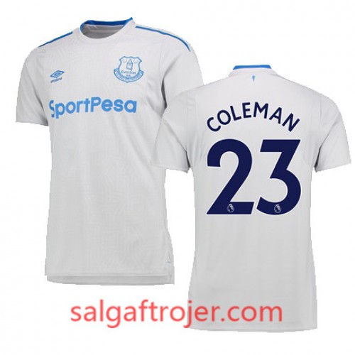 Everton Fodboldtrøjer COLEMAN Udebanesæt 2017/18 Kort ærmer Everton Fodboldtrøjer COLEMAN Udebanesæt 2017/18 Kort ærmer