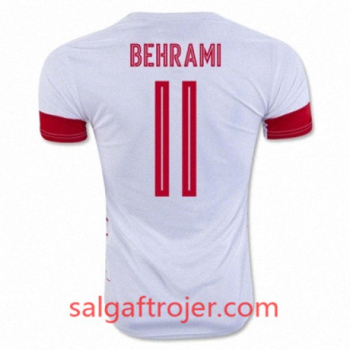 Schweiz Fodboldtrøjer VALON BEHRAMI Udebanesæt Euro 2016 Kort ærmer Schweiz Fodboldtrøjer VALON BEHRAMI Udebanesæt Euro 2016 Kort ærmer