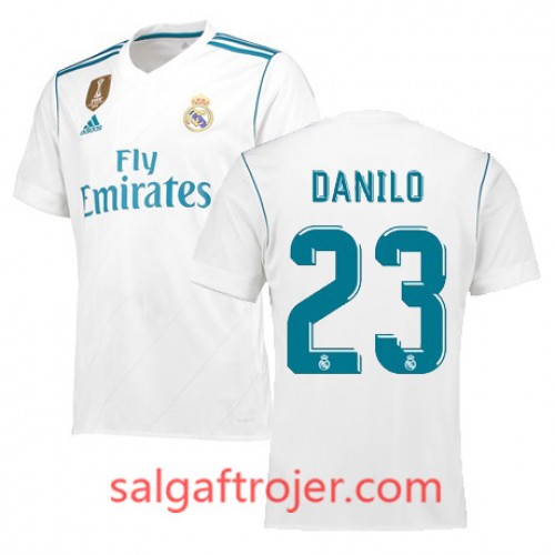 Real Madrid Fodboldtrøjer DANILO Hjemmebanesæt 2017/18 Kort ærmer Real Madrid Fodboldtrøjer DANILO Hjemmebanesæt 2017/18 Kort ærmer