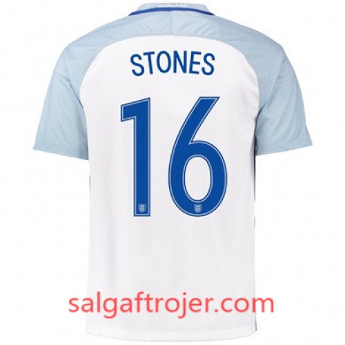 England Fodboldtrøjer STONES Hjemmebanesæt Euro 2016 Kort ærmer England Fodboldtrøjer STONES Hjemmebanesæt Euro 2016 Kort ærmer