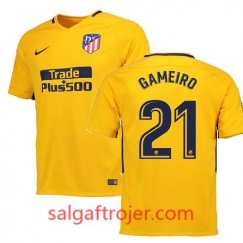 Atlético de Madrid Fodboldtrøjer GAMEIRO Udebanesæt 2017/18 Kort ærmer Atlético de Madrid Fodboldtrøjer GAMEIRO Udebanesæt 2017/18 Kort ærmer