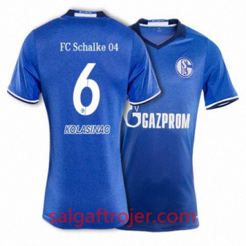 FC Schalke 04 Fodboldtrøjer KOLASINAC Hjemmebanesæt 2017/18 Kort ærmer FC Schalke 04 Fodboldtrøjer KOLASINAC Hjemmebanesæt 2017/18 Kort ærmer