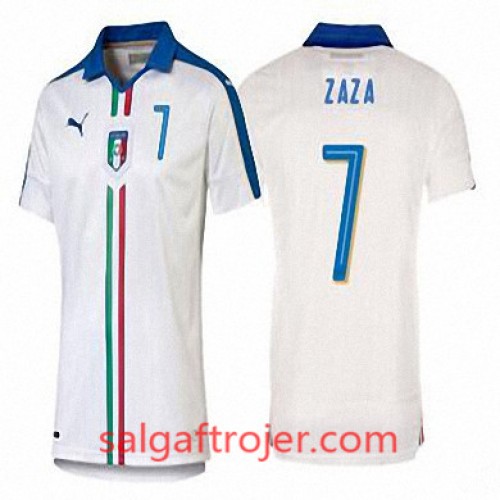 Italien Fodboldtrøjer SIMONE ZAZA Udebanesæt Euro 2016 Kort ærmer Italien Fodboldtrøjer SIMONE ZAZA Udebanesæt Euro 2016 Kort ærmer