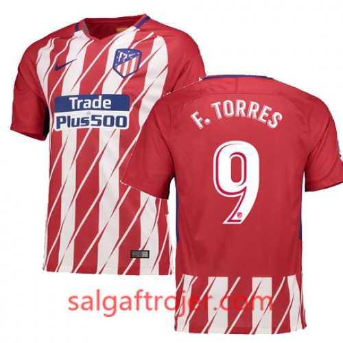 Atlético de Madrid Fodboldtrøjer F TORRES Hjemmebanesæt 2017/18 Kort ærmer Atlético de Madrid Fodboldtrøjer F TORRES Hjemmebanesæt 2017/18 Kort ærmer