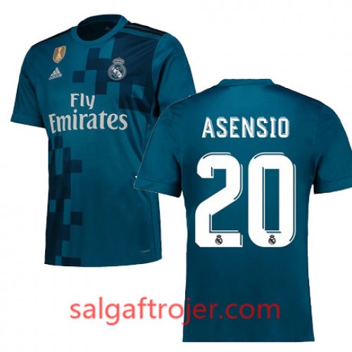 Real Madrid Fodboldtrøjer Asensio 3. sæt 2017/18 Kort ærmer Real Madrid Fodboldtrøjer Asensio 3. sæt 2017/18 Kort ærmer