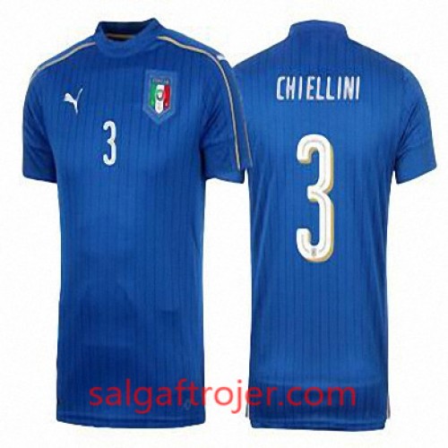 Italien Fodboldtrøjer GIORGIO CHIELLINI Hjemmebanesæt Euro 2016 Kort ærmer Italien Fodboldtrøjer GIORGIO CHIELLINI Hjemmebanesæt Euro 2016 Kort ærmer