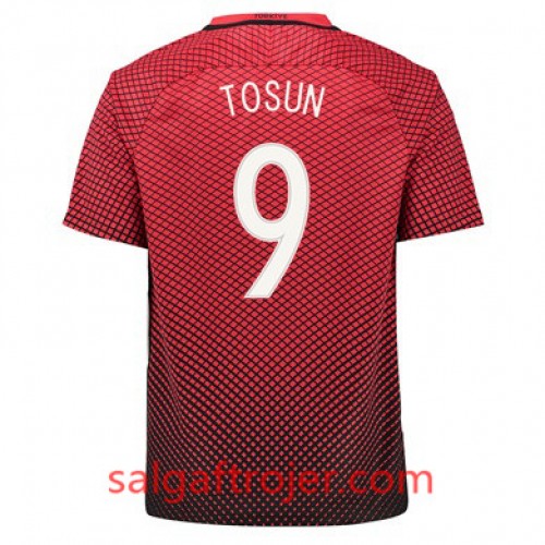 Tyrkiet Fodboldtrøjer CENK TOSUN Hjemmebanesæt Euro 2016 Kort ærmer Tyrkiet Fodboldtrøjer CENK TOSUN Hjemmebanesæt Euro 2016 Kort ærmer