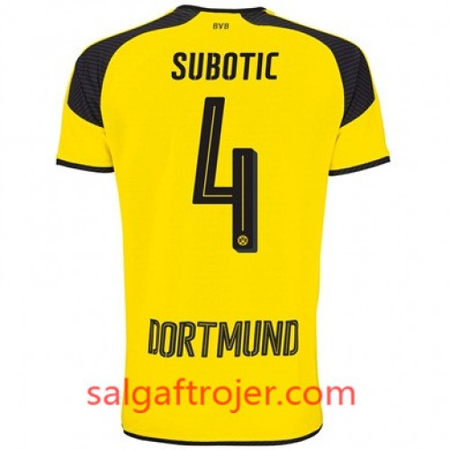 Borussia Dortmund Fodboldtrøjer SUBOTIC 3. sæt 2017/18 Kort ærmer Borussia Dortmund Fodboldtrøjer SUBOTIC 3. sæt 2017/18 Kort ærmer
