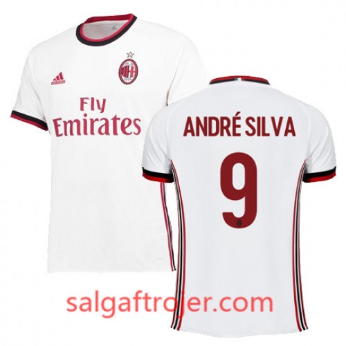 A.C. Milan Fodboldtrøjer ANDR SILVA Udebanesæt 2017/18 Kort ærmer A.C. Milan Fodboldtrøjer ANDR SILVA Udebanesæt 2017/18 Kort ærmer