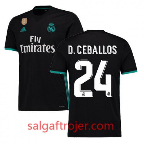 Real Madrid Fodboldtrøjer DANI CEBALLOS Udebanesæt 2017/18 Kort ærmer Real Madrid Fodboldtrøjer DANI CEBALLOS Udebanesæt 2017/18 Kort ærmer