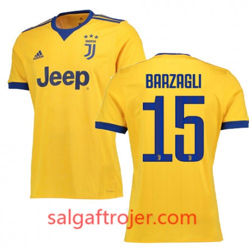 Juventus Fodboldtrøjer BARZAGLI Udebanesæt 2017/18 Kort ærmer Juventus Fodboldtrøjer BARZAGLI Udebanesæt 2017/18 Kort ærmer