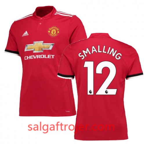 Manchester United Fodboldtrøjer SMALLING Hjemmebanesæt 2017/18 Kort ærmer Manchester United Fodboldtrøjer SMALLING Hjemmebanesæt 2017/18 Kort ærmer