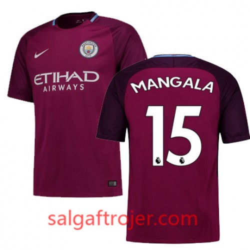 Manchester City Fodboldtrøjer MANGALA Udebanesæt 2017/18 Kort ærmer Manchester City Fodboldtrøjer MANGALA Udebanesæt 2017/18 Kort ærmer