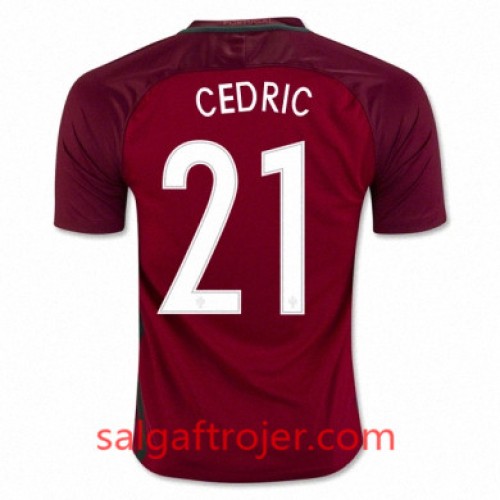 Portugal Fodboldtrøjer CEDRIC SOARES Hjemmebanesæt Euro 2016 Kort ærmer Portugal Fodboldtrøjer CEDRIC SOARES Hjemmebanesæt Euro 2016 Kort ærmer