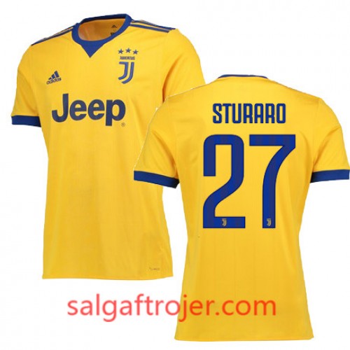 Juventus Fodboldtrøjer STURARO Udebanesæt 2017/18 Kort ærmer Juventus Fodboldtrøjer STURARO Udebanesæt 2017/18 Kort ærmer