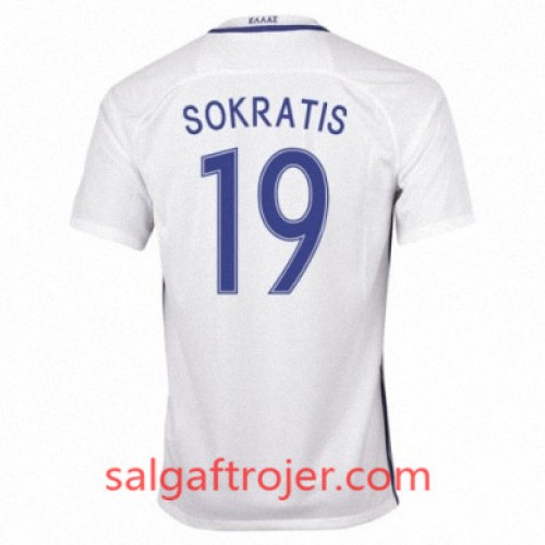 Grækenland Fodboldtrøjer SOKRATIS PAPASTATHOPOULOS Hjemmebanesæt 2016/17 Kort ærmer Grækenland Fodboldtrøjer SOKRATIS PAPASTATHOPOULOS Hjemmebanesæt 2016/17 Kort ærmer