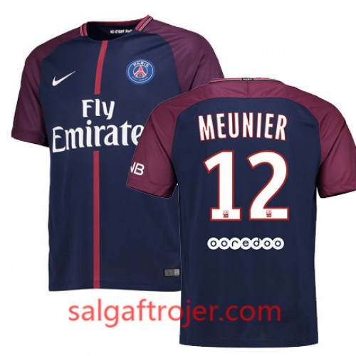 Paris Saint-Germain Fodboldtrøjer THOMAS MEUNIER Hjemmebanesæt 2017/18 Kort ærmer Paris Saint-Germain Fodboldtrøjer THOMAS MEUNIER Hjemmebanesæt 2017/18 Kort ærmer