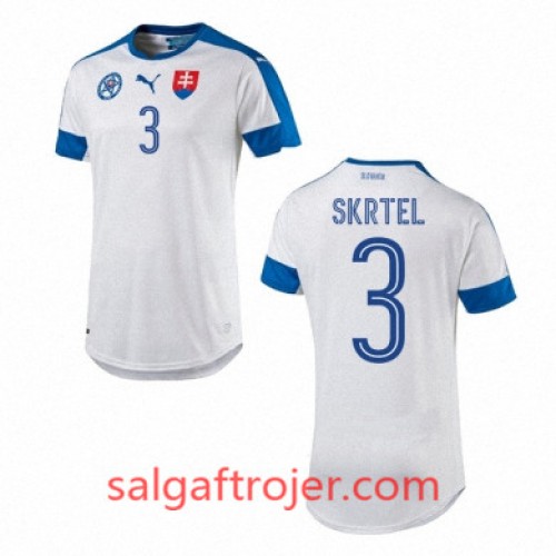 Slovakiet Fodboldtrøjer MARTIN SKRTEL Hjemmebanesæt Euro 2016 Kort ærmer Slovakiet Fodboldtrøjer MARTIN SKRTEL Hjemmebanesæt Euro 2016 Kort ærmer