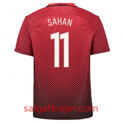 Tyrkiet Fodboldtrøjer OLCAY SAHAN Hjemmebanesæt Euro 2016 Kort ærmer Tyrkiet Fodboldtrøjer OLCAY SAHAN Hjemmebanesæt Euro 2016 Kort ærmer