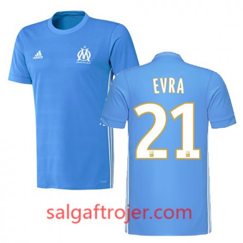 Olympique de Marseille Fodboldtrøjer Patrice Evra Udebanesæt 2017/18 Kort ærmer Olympique de Marseille Fodboldtrøjer Patrice Evra Udebanesæt 2017/18 Kort ærmer