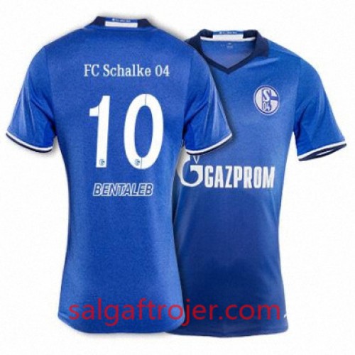 FC Schalke 04 Fodboldtrøjer BENTALEB Hjemmebanesæt 2017/18 Kort ærmer FC Schalke 04 Fodboldtrøjer BENTALEB Hjemmebanesæt 2017/18 Kort ærmer