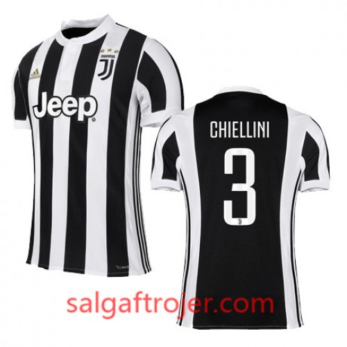 Juventus Fodboldtrøjer CHIELLINI Hjemmebanesæt 2017/18 Kort ærmer Juventus Fodboldtrøjer CHIELLINI Hjemmebanesæt 2017/18 Kort ærmer