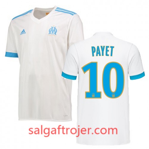 Olympique de Marseille Fodboldtrøjer Dimitri Payet Hjemmebanesæt 2017/18 Kort ærmer Olympique de Marseille Fodboldtrøjer Dimitri Payet Hjemmebanesæt 2017/18 Kort ærmer