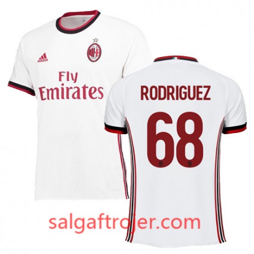 A.C. Milan Fodboldtrøjer RODRIGUEZ Udebanesæt 2017/18 Kort ærmer A.C. Milan Fodboldtrøjer RODRIGUEZ Udebanesæt 2017/18 Kort ærmer