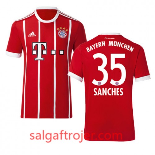 FC Bayern München Fodboldtrøjer SANCHES Hjemmebanesæt 2017/18 Kort ærmer FC Bayern München Fodboldtrøjer SANCHES Hjemmebanesæt 2017/18 Kort ærmer