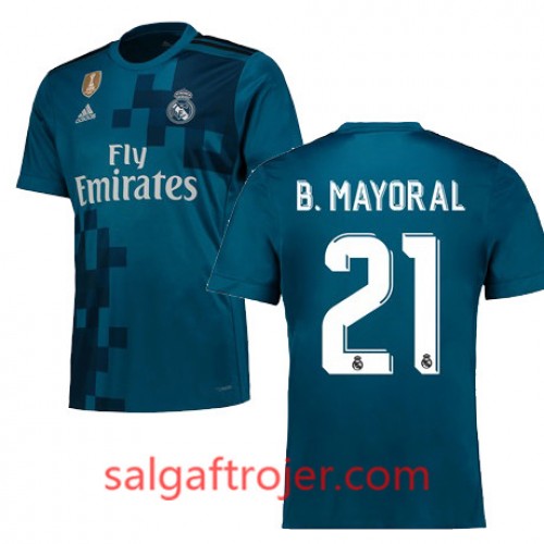 Real Madrid Fodboldtrøjer BORJA MAYORAL 3. sæt 2017/18 Kort ærmer Real Madrid Fodboldtrøjer BORJA MAYORAL 3. sæt 2017/18 Kort ærmer