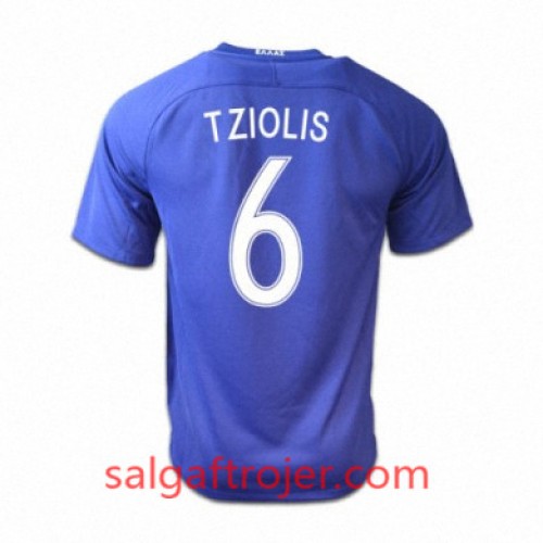Grækenland Fodboldtrøjer ALEXANDROS TZIOLIS Udebanesæt 2016/17 Kort ærmer Grækenland Fodboldtrøjer ALEXANDROS TZIOLIS Udebanesæt 2016/17 Kort ærmer