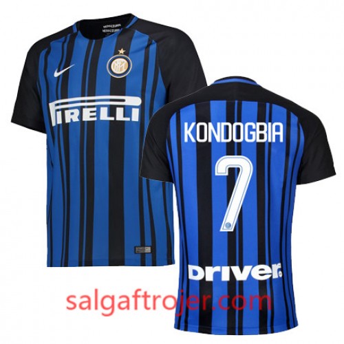 Internazionale Milano Fodboldtrøjer KONDOGBIA Hjemmebanesæt 2017/18 Kort ærmer Internazionale Milano Fodboldtrøjer KONDOGBIA Hjemmebanesæt 2017/18 Kort ærmer