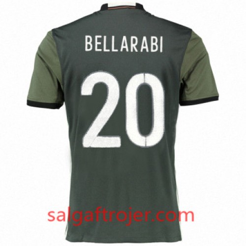 Tyskland Fodboldtrøjer KARIM BELLARABI Udebanesæt Euro 2016 Kort ærmer Tyskland Fodboldtrøjer KARIM BELLARABI Udebanesæt Euro 2016 Kort ærmer