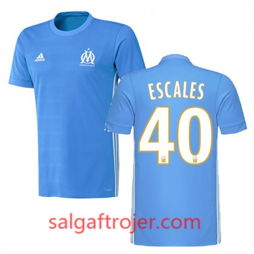 Olympique de Marseille Fodboldtrøjer FLORIAN ESCALES Udebanesæt 2017/18 Kort ærmer Olympique de Marseille Fodboldtrøjer FLORIAN ESCALES Udebanesæt 2017/18 Kort ærmer