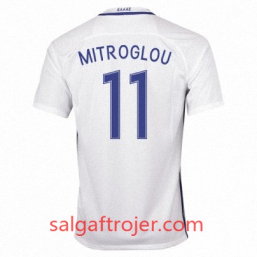 Grækenland Fodboldtrøjer KOSTAS MITROGLOU Hjemmebanesæt 2016/17 Kort ærmer Grækenland Fodboldtrøjer KOSTAS MITROGLOU Hjemmebanesæt 2016/17 Kort ærmer