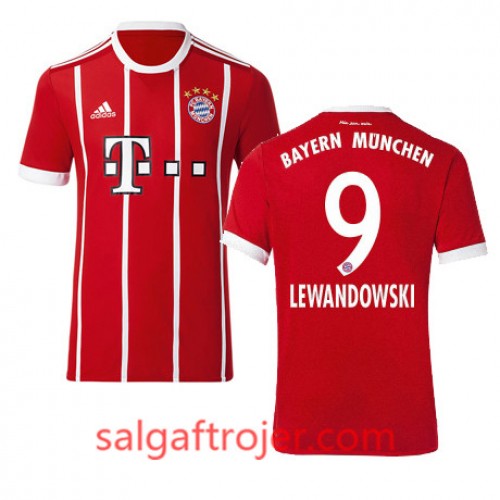FC Bayern München Fodboldtrøjer LEWANDOWSKI Hjemmebanesæt 2017/18 Kort ærmer FC Bayern München Fodboldtrøjer LEWANDOWSKI Hjemmebanesæt 2017/18 Kort ærmer