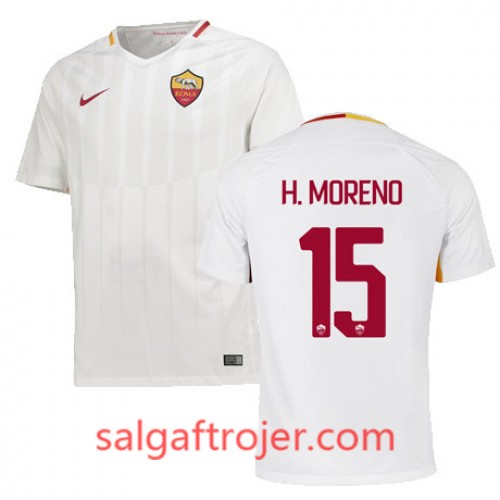 A.S. Roma Fodboldtrøjer HECTOR MORENO Udebanesæt 2017/18 Kort ærmer A.S. Roma Fodboldtrøjer HECTOR MORENO Udebanesæt 2017/18 Kort ærmer