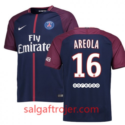 Paris Saint-Germain Fodboldtrøjer ALPHONSE AREOLA Hjemmebanesæt 2017/18 Kort ærmer Paris Saint-Germain Fodboldtrøjer ALPHONSE AREOLA Hjemmebanesæt 2017/18 Kort ærmer