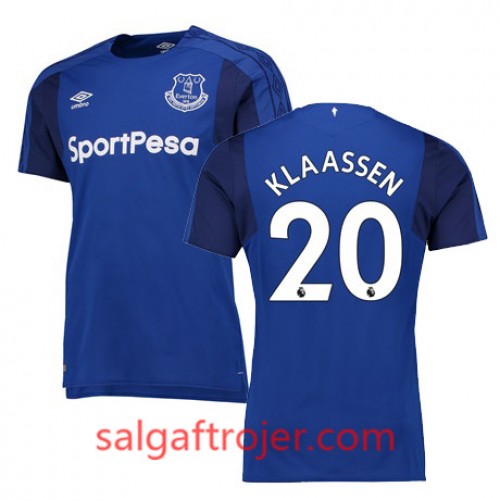Everton Fodboldtrøjer KLAASSEN Hjemmebanesæt 2017/18 Kort ærmer Everton Fodboldtrøjer KLAASSEN Hjemmebanesæt 2017/18 Kort ærmer