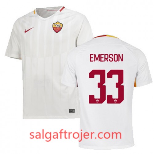 A.S. Roma Fodboldtrøjer EMERSON Udebanesæt 2017/18 Kort ærmer A.S. Roma Fodboldtrøjer EMERSON Udebanesæt 2017/18 Kort ærmer