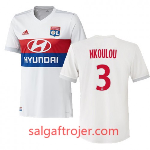 Olympique Lyon Fodboldtrøjer NICOLAS NKOULOU Hjemmebanesæt 2017/18 Kort ærmer Olympique Lyon Fodboldtrøjer NICOLAS NKOULOU Hjemmebanesæt 2017/18 Kort ærmer