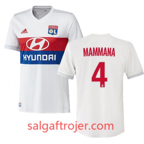 Olympique Lyon Fodboldtrøjer EMANUEL MAMMANA Hjemmebanesæt 2017/18 Kort ærmer Olympique Lyon Fodboldtrøjer EMANUEL MAMMANA Hjemmebanesæt 2017/18 Kort ærmer