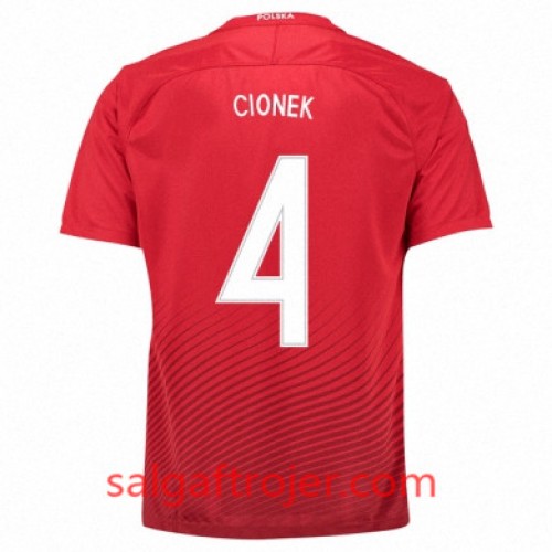 Polen Fodboldtrøjer THIAGO CIONEK Udebanesæt Euro 2016 Kort ærmer Polen Fodboldtrøjer THIAGO CIONEK Udebanesæt Euro 2016 Kort ærmer