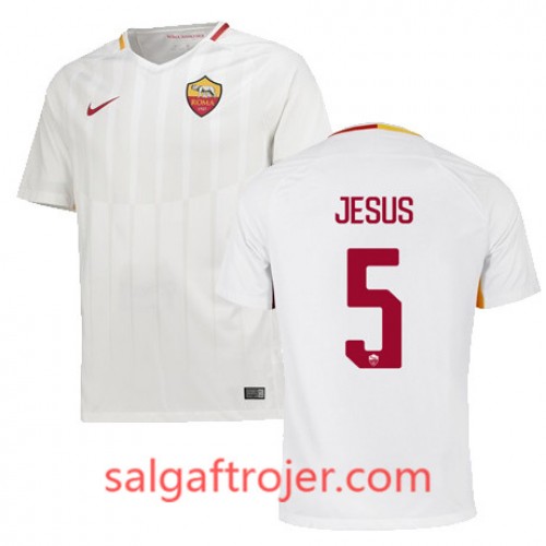 A.S. Roma Fodboldtrøjer JESUS Udebanesæt 2017/18 Kort ærmer A.S. Roma Fodboldtrøjer JESUS Udebanesæt 2017/18 Kort ærmer